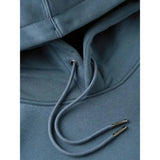 Tommy Hilfiger Script Logo Hoodie In Aegean Sea