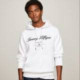 Tommy Hilfiger Script Logo Hoodie White