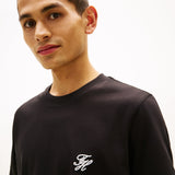 Tommy Hilfiger Script Monogram Swimshop Regular Fit T-Shirt Black