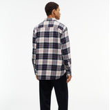Tommy Hilfiger Shirt RWB Tartan Flannel In Ivory Silk