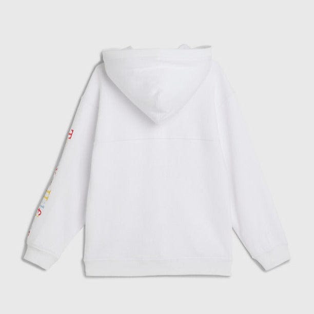 Tommy Hilfiger Sleeve Logo Zip Thru Hoody White
