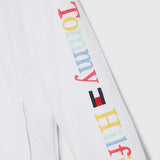 Tommy Hilfiger Sleeve Logo Zip Thru Hoody White