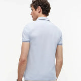 Tommy Hilfiger Slim Fit Tipped Pique Polo Shirt In Sky Blue