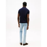 Tommy Hilfiger Slim Fit Tipped Polo Shirt In Navy Blue