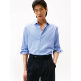 Tommy Hilfiger Smart Casual Slim Fit Check Dobby Shirt In Sweet Blue Multi