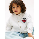 Tommy Hilfiger Snap-Button Basketball Bomber Jacket