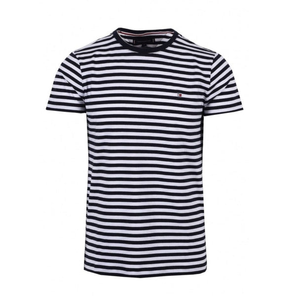 Tommy Hilfiger Stretch Extra Slim Fit T-Shirt - Desert Sky/White