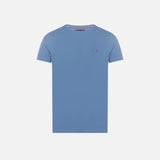 Tommy Hilfiger Stretch Slim Fit Tee in Faed Indigo