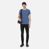 Tommy Hilfiger Stretch Slim Fit Tee in Faed Indigo