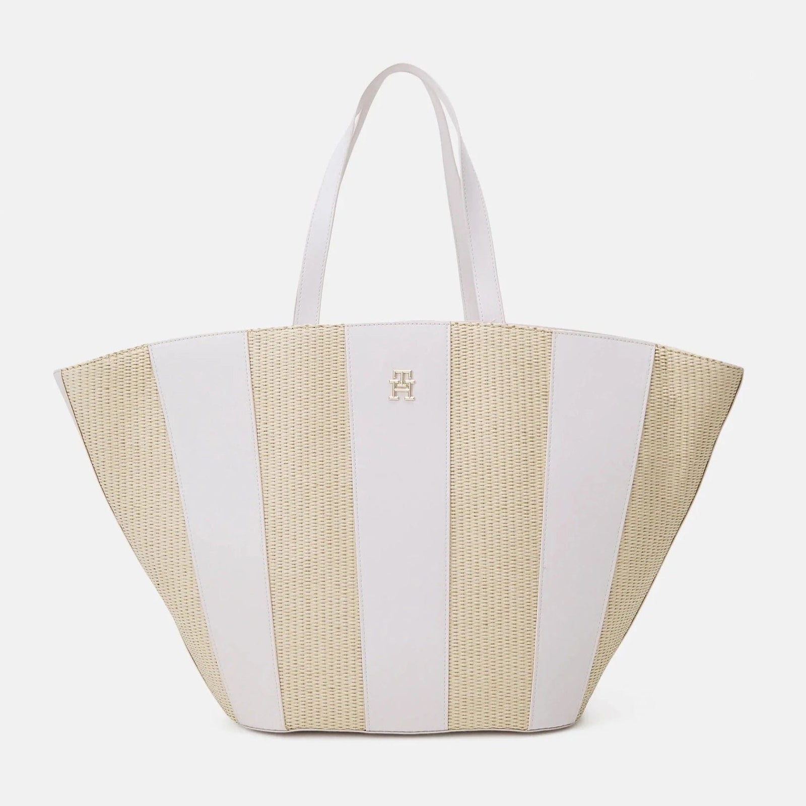 Tommy Hilfiger Summer Jute Tote Bag in Beige
