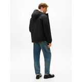 Tommy Hilfiger Tech Water Repellent Thermal Padded Jacket In Black
