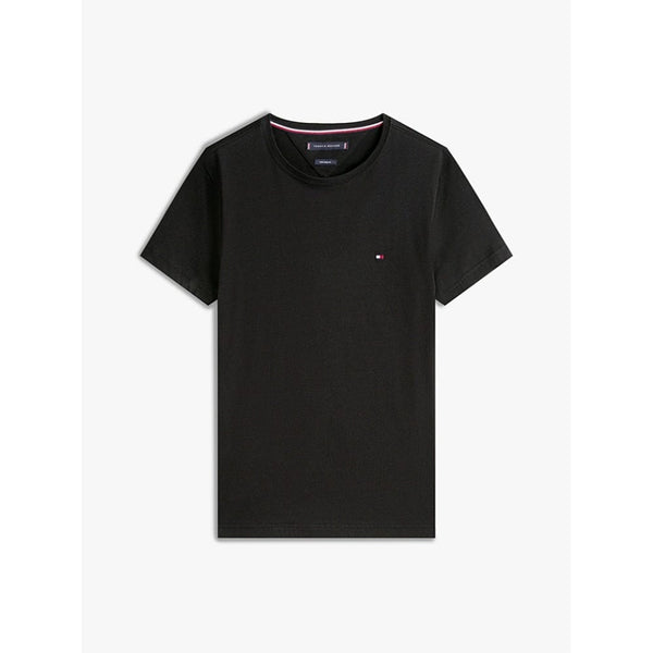 Tommy Hilfiger TH Flex Slim Fit T-Shirt In Black