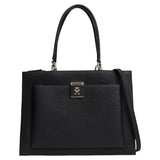 Tommy Hilfiger TH Monogram Pebble Grain Satchel