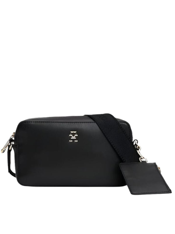 Tommy Hilfiger TH Monotype Camera Bag In Black
