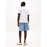 Tommy Hilfiger Tropical Logo Crew Neck T-Shirt In White