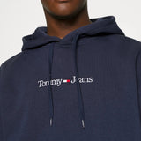 Tommy Hilfiger Regular Linear Hoodie Twilight Navy