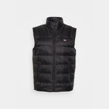 Tommy Jeans Essential Light Down Vest in Black