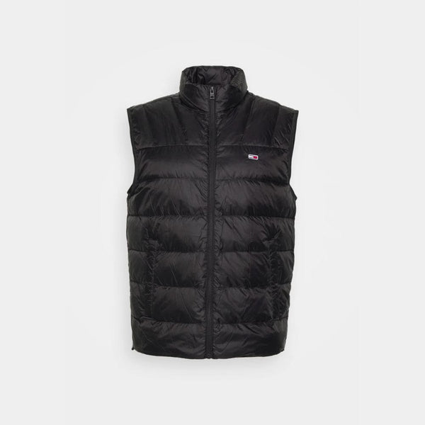 Tommy Jeans Essential Light Down Vest in Black