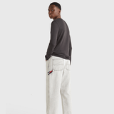 Tommy Jeans Long Sleeved Ribbed Organic Cotton T-Shirt Tommy Black