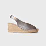 Toni Pons LAILA-P Wedge Espadrilles Peep Toe Style In Bronze