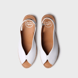 Toni Pons LAILA-P Wedge Espadrilles Peep Toe Style In White