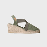Toni Pons TER Classic Vegan Espadrilles Wedge In Forest