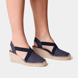 Toni Pons TER Classic Vegan Espadrilles Wedge In Navy