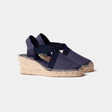 Toni Pons TER Classic Vegan Espadrilles Wedge In Navy