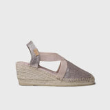 Toni Pons TRITON Vegan Shiny Espadrille In Nude
