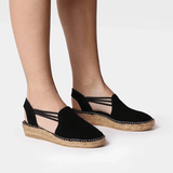 Toni Pons NURIA Espadrille With Elastic Strap In Black