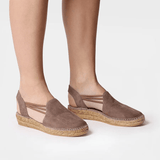Toni Pons NURIA Wedge Espadrille With Elastic Straps In Taupe