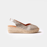 Toni Pons BERNIA-P Wedge Espadrilles In Platinum