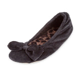 Totes Animal Ballet with Big Bow Slippers