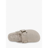 Totes Felt Clog Slippers In Oat