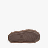 Totes Isotoner®Borg Swept Back Mule Slipper In Brown