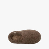 Totes Isotoner®Borg Swept Back Mule Slipper In Brown