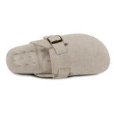 Totes Isotoner® Ladies Felt Clog Slipper In Oakmeal