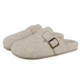Totes Isotoner® Ladies Felt Clog Slipper In Oakmeal