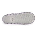 Totes Isotoner Ladies Popcorn Ballet Slippers Pale Grey