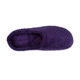 Totes Isotoner Ladies Popcorn Terry Mule Slippers Navy