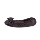 Totes Isotoner Velour Ballet Slippers