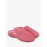 Totes Isotoner Women's Popcorn Terry Mule Slippers In Bright Pink