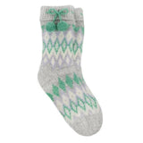 Totes Ladies Fair Isle Chenille Slipper Socks Fair isle