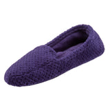 Totes Popcorn Full Back Slippers Dark Purple