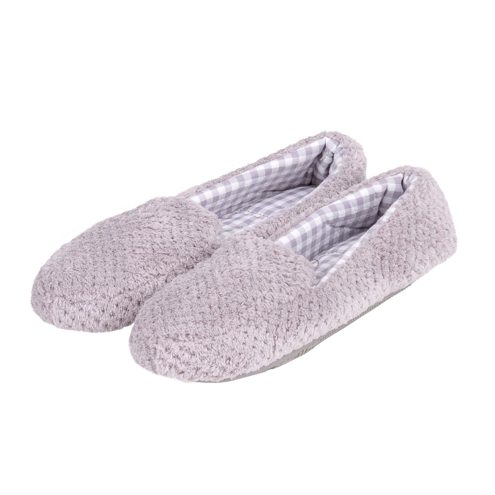 Totes Popcorn Full Back Slippers Purple