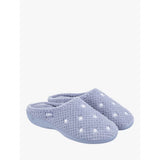 Totes Popcorn Terry Mule Slippers In Iris Blue