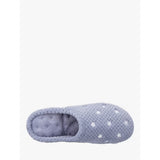 Totes Popcorn Terry Mule Slippers In Iris Blue