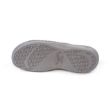 Totes Popcorn Turnover Open Toe Slippers Grey