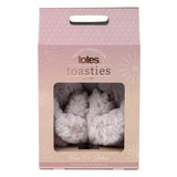 Totes Super Luxury Faux Fur Twist Sliders Purple