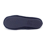 Totes Terry Ballerina Slippers Navy